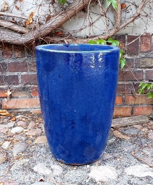 Wazon niebieski