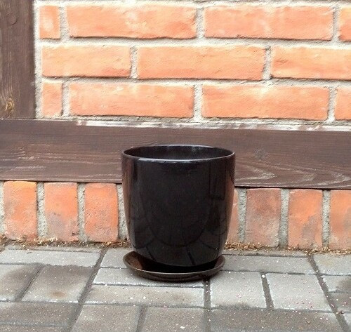 Doniczka Nova czarna