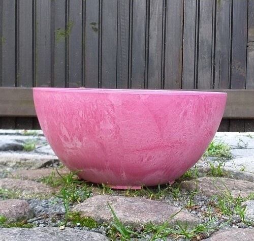 Doniczka ArtStone Fiona misa różowa