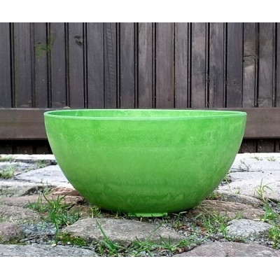 Doniczka ArtStone Fiona misa limonkowa