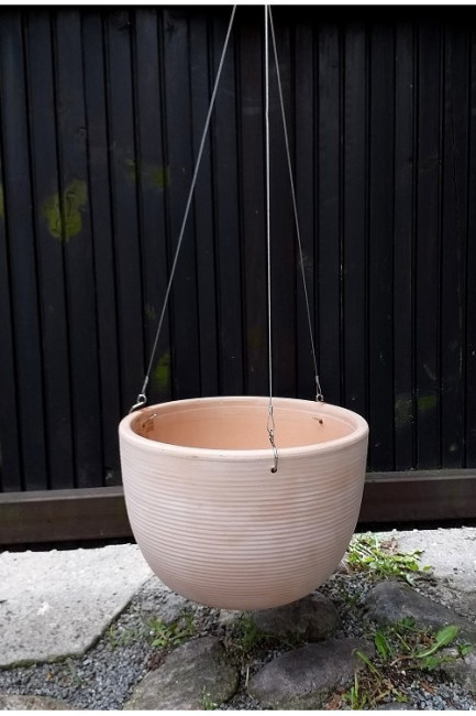 Doniczka wisząca terakota jasna