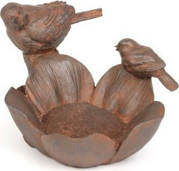 Poidełko dla ptaków kwiat z ptaszkami