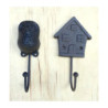 Wieszak żeliwny Domek