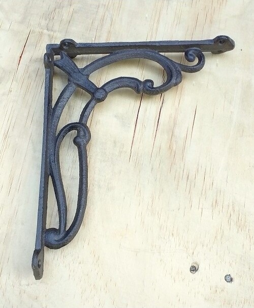 Żeliwny wspornik brąz