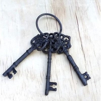 Ozdoba żeliwna Pęk Trzech Kluczy