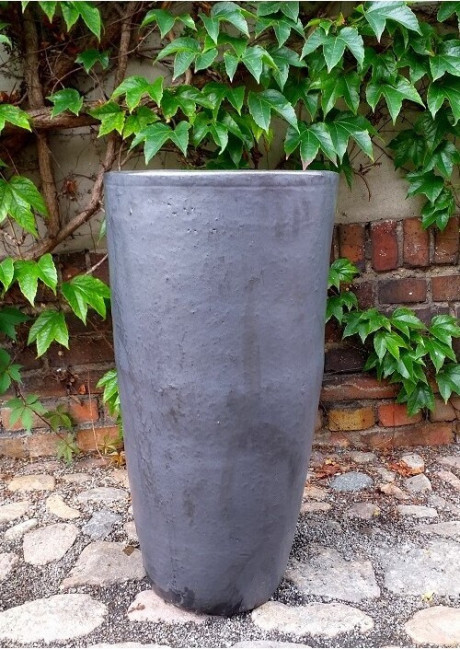 Wazon Sumba okrągły grafit