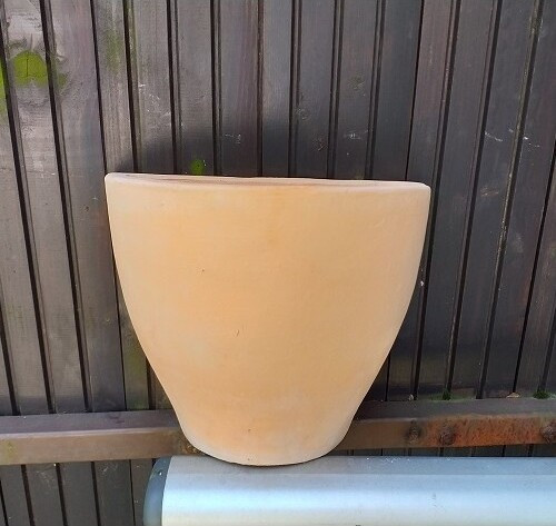 Donica terakota ścienna gładka