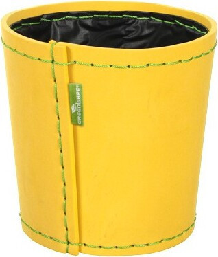 Super lekka donica z neoprenu żółta okrągła