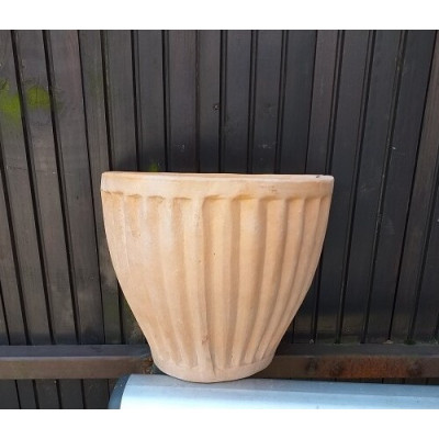 Donica terakota ścienna prążki