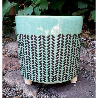 Doniczka Suzel walec na nóżkach