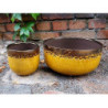 Doniczka Amber żółta