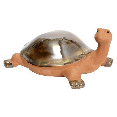 Żółw z metaliczną skorupą