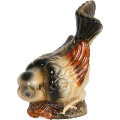 Figurka ceramiczna ptaszek ćwierkający z czujnikiem ruchu