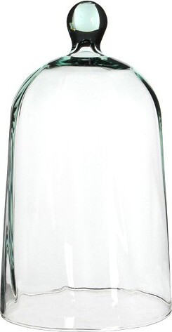 Duży szklany klosz bez podstawy