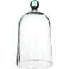Duży szklany klosz bez podstawy