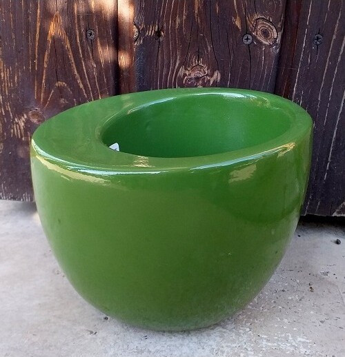 Osłonka do storczyka elipsa zielona