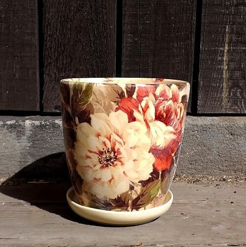 Doniczka Nova Kalka herbaciane róże