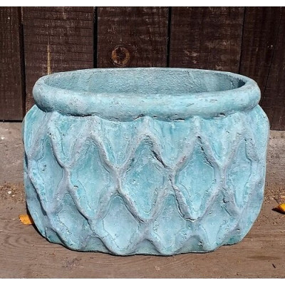 Doniczka Kento owalna turkus