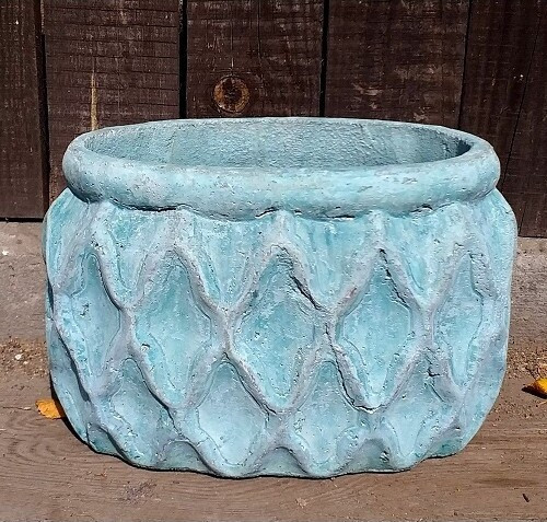 Doniczka Kento owalna turkus