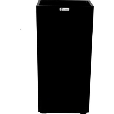 Donica Granit Kubi słupek czarna