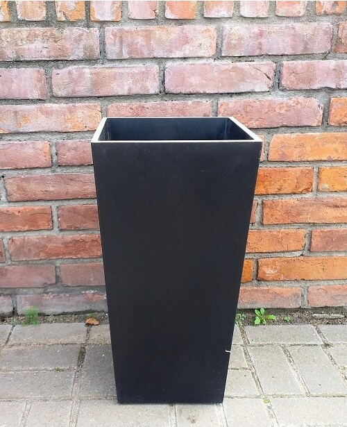 Donica Granit Kanti wazon czarny