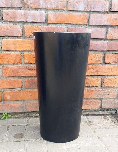 Donica Granit Kini wazon czarny