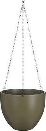 Doniczka Tusca wisząca oliwkowa matowa