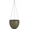 Doniczka Tusca wisząca oliwkowa matowa