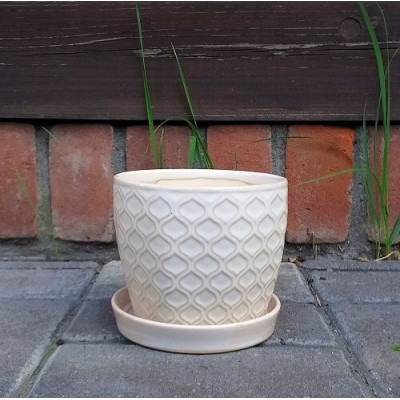 Doniczka Vintage Marocco Krem