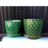 Doniczka Vintage Marocco zielona