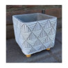 Doniczka Etno kwadratowa na nóżkach