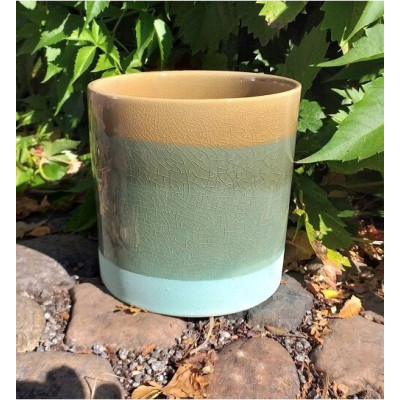 Doniczka walec Oliwkowy Gaj