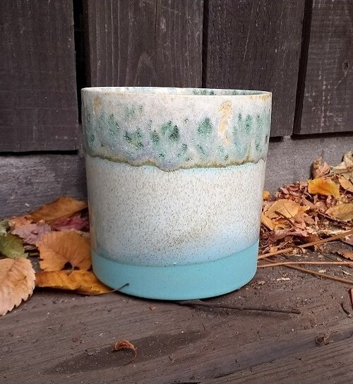 Doniczka walec Lazurowe Wybrzeże