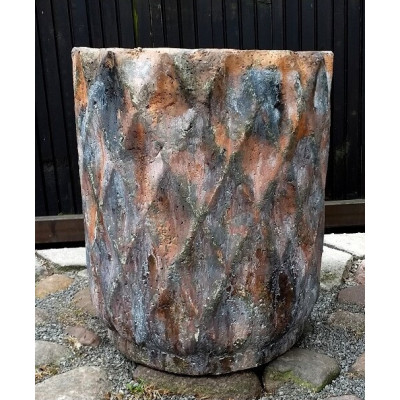 Doniczka Sirocco Old okrągła romby