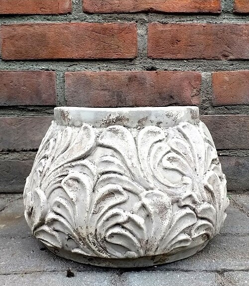 Doniczka Casa Creme Liść