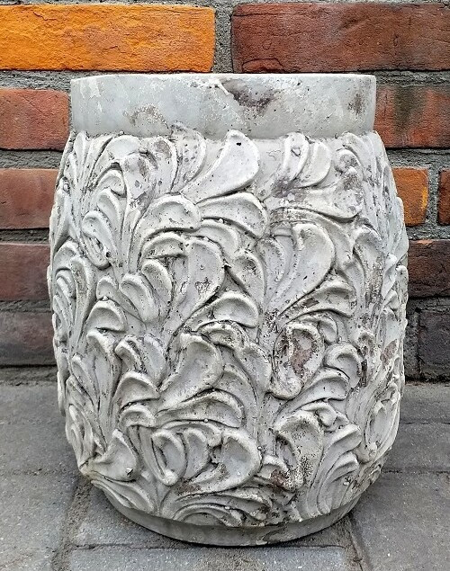 Doniczka Casa Creme Liść wazon