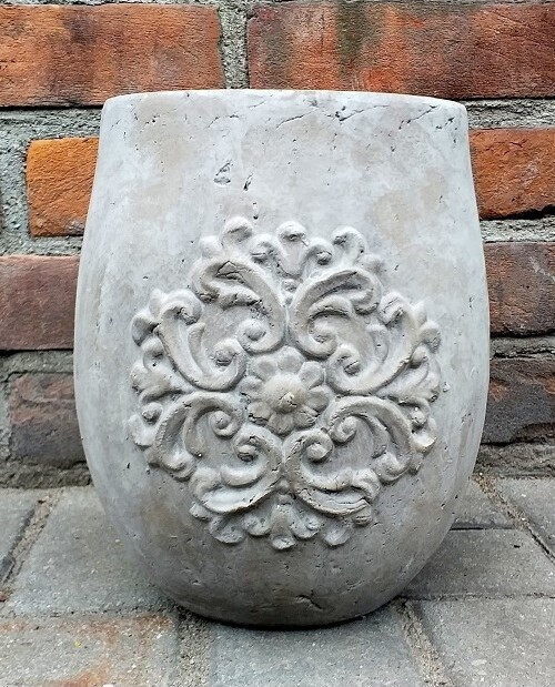 Doniczka Casa Creme Decor wysoka pękata