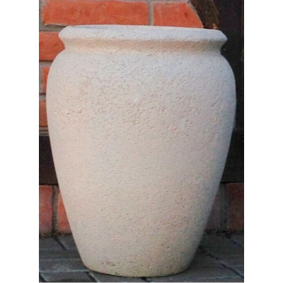 Donica waza wysoka biały kamień