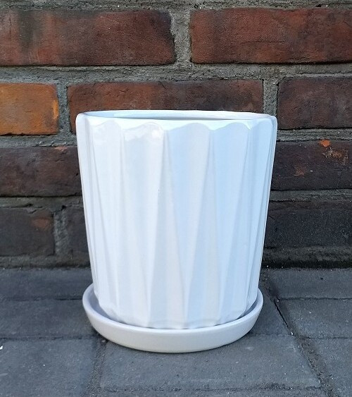 Donica Szalin Geometrica biała