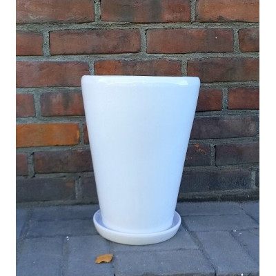 Donica Junia stożek biała