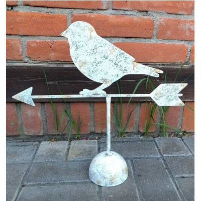 Strzałka metalowa z ptaszkiem