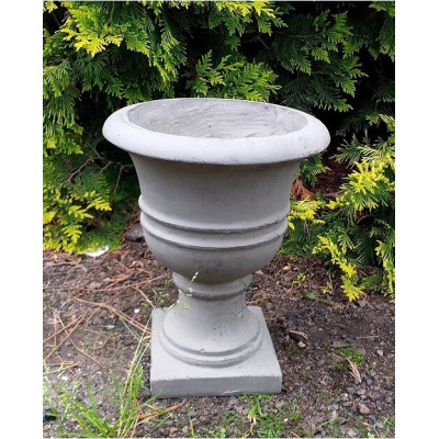 Donica Puchar cement szary