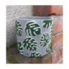 Doniczka Etno Monstera betonowy walec