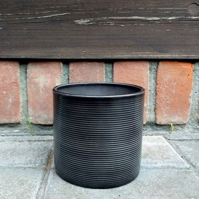 Walec prążkowany antracytowy Glass Grey