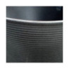 Walec prążkowany antracytowy Glass Grey