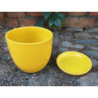 Doniczka klasyczna żółta