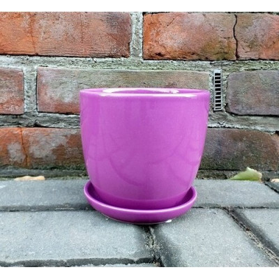 Doniczka klasyczna fioletowa