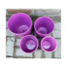 Doniczka klasyczna fioletowa