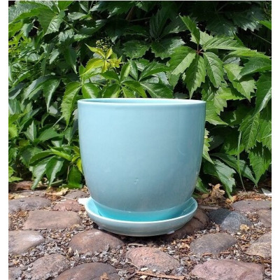 Doniczka klasyczna miętowa