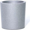 Ciepła donica z polipropylenu szary walec